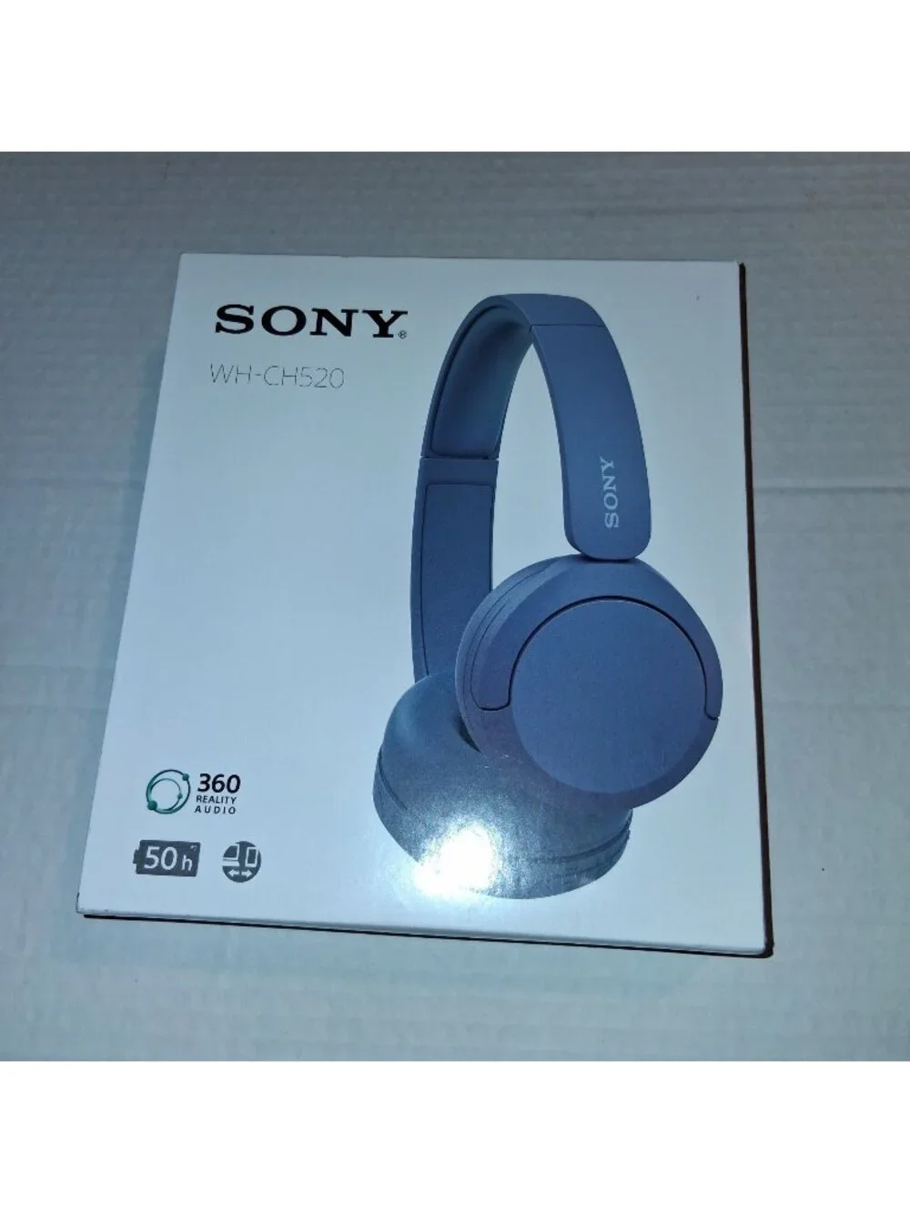 Sony WH-CH520 Wireless Headphones Bluetooth On-Ear Headset w/Microphone